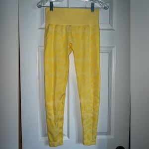 Yellow Camo Leggings